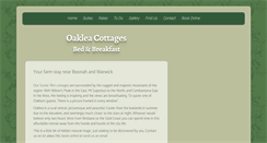 Desktop Screenshot of oakleacottages.com.au